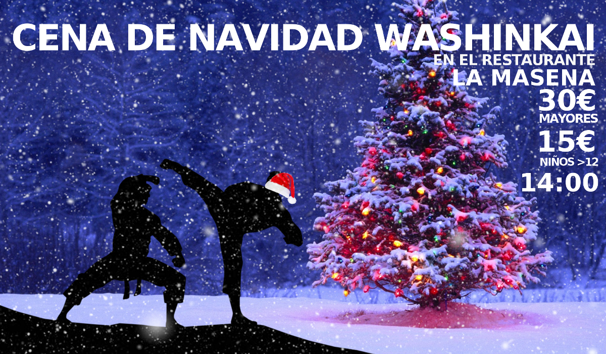 karate comida de navidad