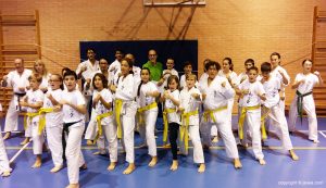 El maestro, Eduardo Tovar, imparte un curso a alumnos y técnicos del Club Washinkai de Xàbia