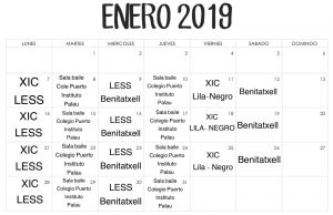 Las clases enero 2019